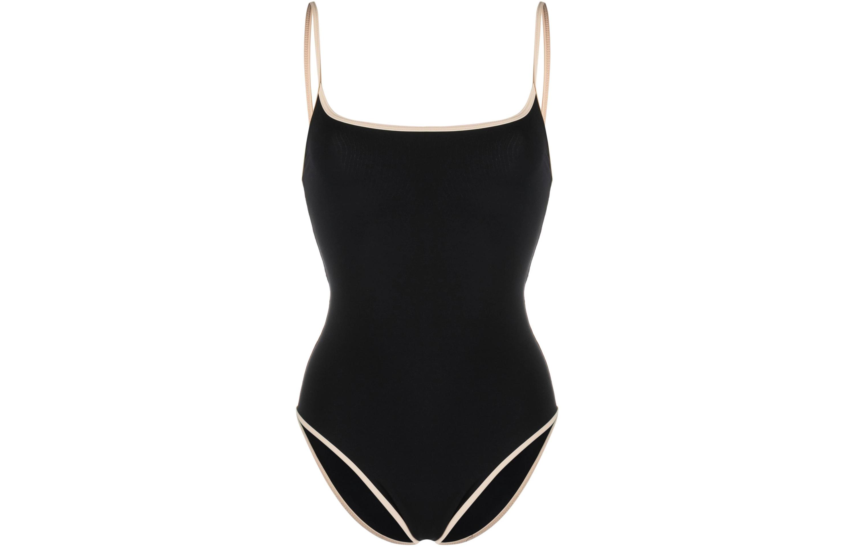 Тотал Крой Купальник с Полосатым Краем TOTEME, Черный
Тотал Крой Купальник с Полосатым Краем TOTEME, Черный