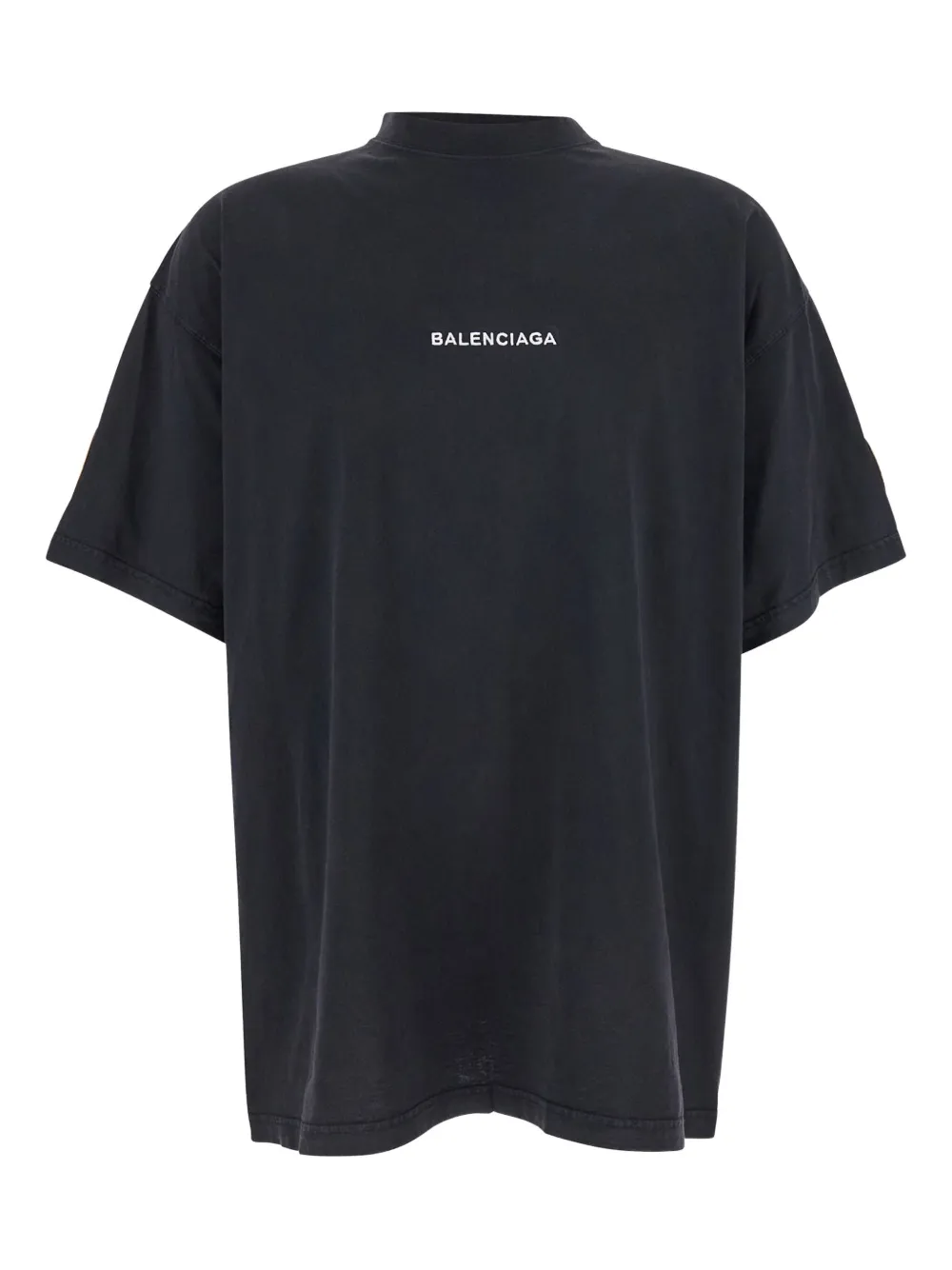 Футболка с логотипом и нашивкой с буквенным логотипом Balenciaga, черный
Футболка с логотипом и нашивкой с буквенным логотипом Balenciaga, черный