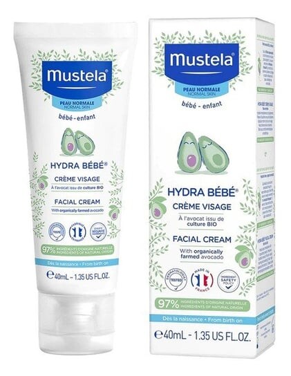 Увлажняющий крем для лица для детей и младенцев, 40 мл Mustela, Hydra Bebe Facial Cream
Увлажняющий крем для лица для детей и младенцев, 40 мл Mustela, Hydra Bebe Facial Cream