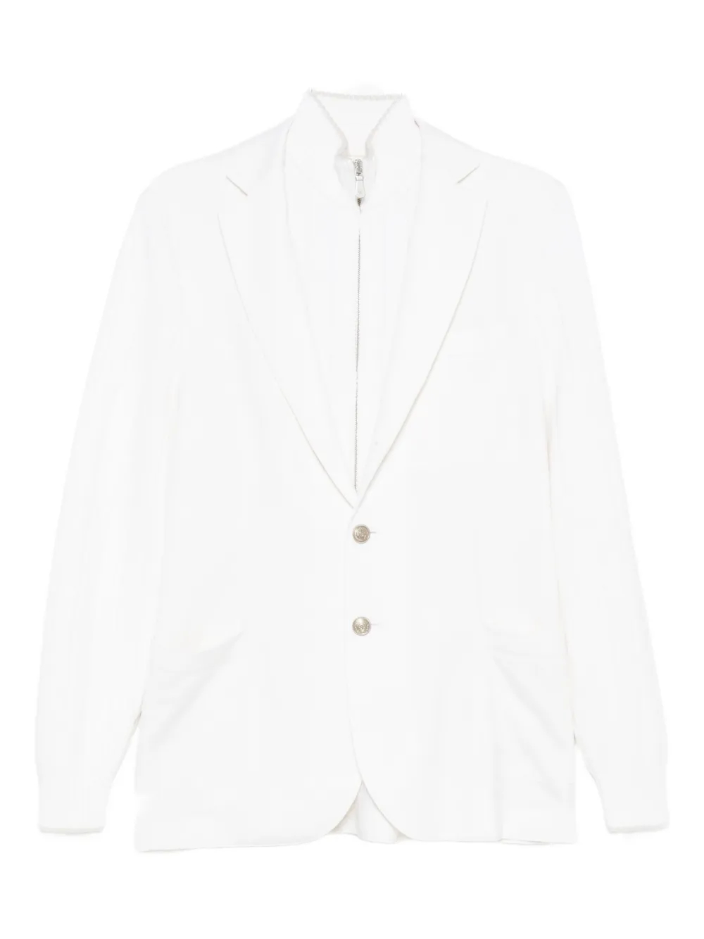 Однобортный пиджак Eleventy, белый
Однобортный пиджак Eleventy, белый