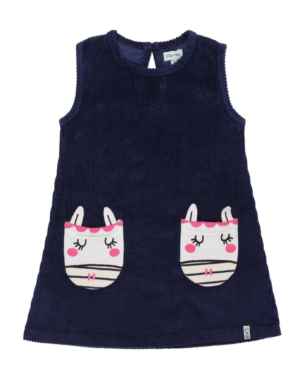 Вельветовое платье с карманами Horse Lilly + Sid, темно-синий
Вельветовое платье с карманами Horse Lilly + Sid, темно-синий