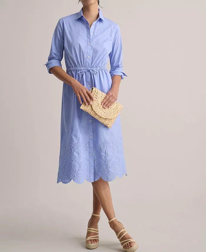 Женская рубашка-платье Claudia с вышивкой "ришелье" UNTUCKit, синий
Женская рубашка-платье Claudia с вышивкой "ришелье" UNTUCKit, синий