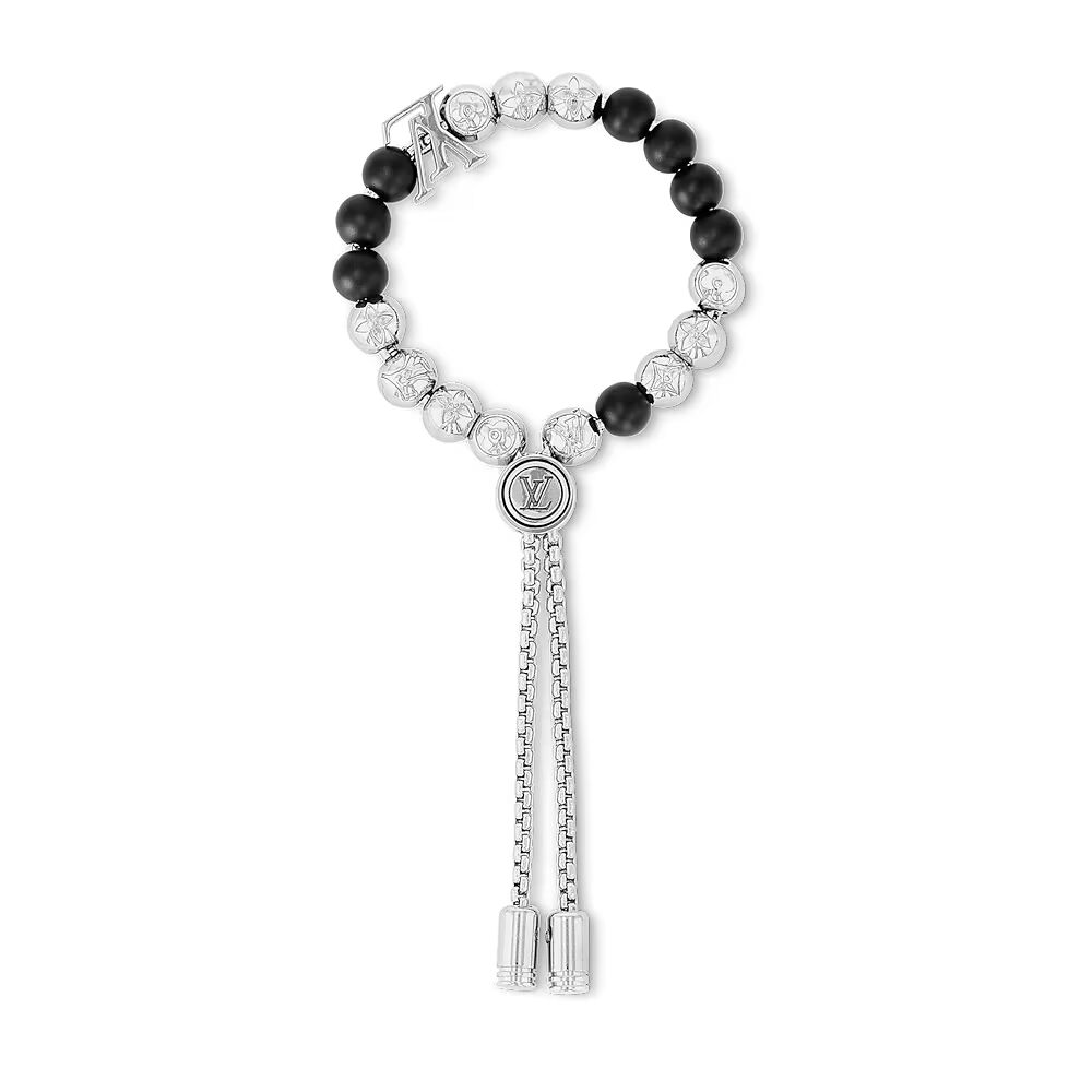 Браслет с монограммой и бусинами Louis Vuitton, серебряный
Браслет с монограммой и бусинами Louis Vuitton, серебряный