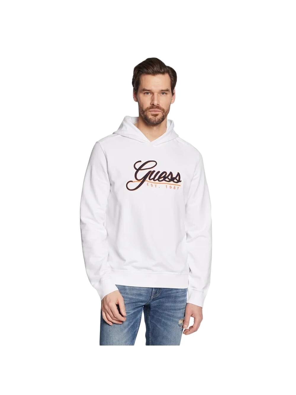 Хороший свитшот Guess, белый
Хороший свитшот Guess, белый