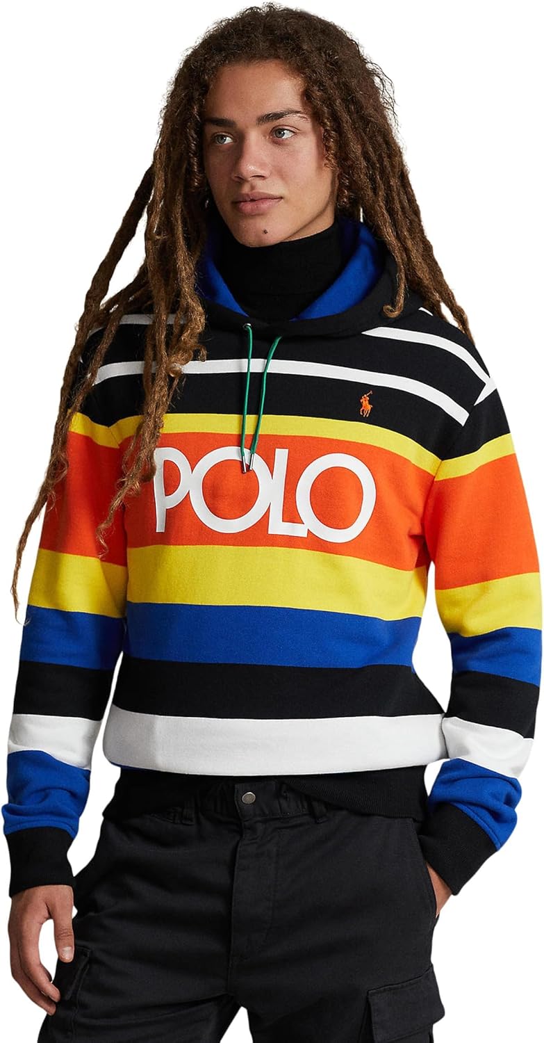 Polo Ralph Lauren мужская худи с логотипом и полосками из флиса, Polo Black Multi
Polo Ralph Lauren мужская худи с логотипом и полосками из флиса, Polo Black Multi