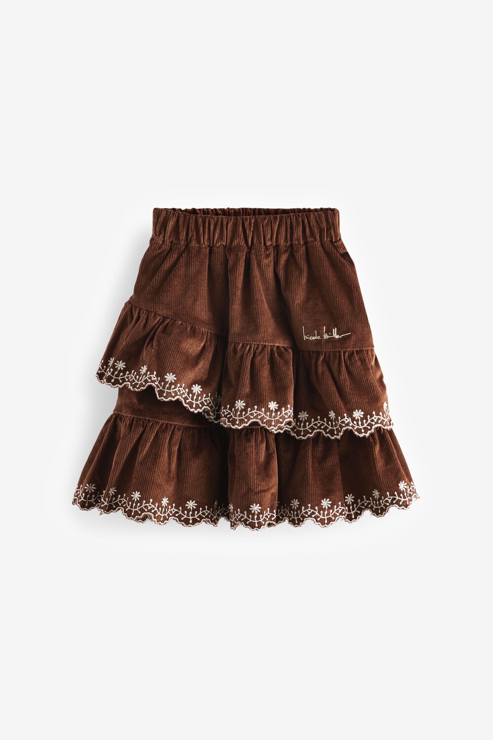 Юбка с оборками Nicole Miller, коричневый
Юбка с оборками Nicole Miller, коричневый