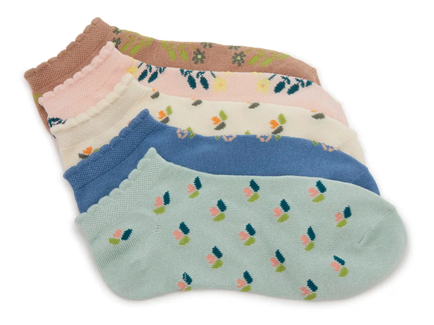 Женские носки-невидимки с блочным принтом и ажурным краем - комплект из 5 пар Crown Vintage, Multicolor
Женские носки-невидимки с блочным принтом и ажурным краем - комплект из 5 пар Crown Vintage, Multicolor