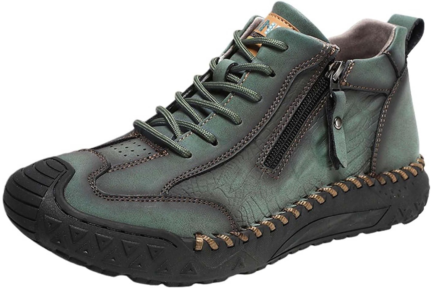 Мужские повседневные кожаные туфли XDFVC, ботинки-чукка до щиколотки, нескользящие, легкие, ретро лоферы, ручной работы, модные кроссовки для себя, водонепроницаемые, для прогулок, походов и вождения, ботинки без носка, зеленый
Мужские повседневные кожаные туфли XDFVC, ботинки-чукка до щиколотки, нескользящие, легкие, ретро лоферы, ручной работы, модные кроссовки для себя, водонепроницаемые, для прогулок, походов и вождения, ботинки без носка, зеленый