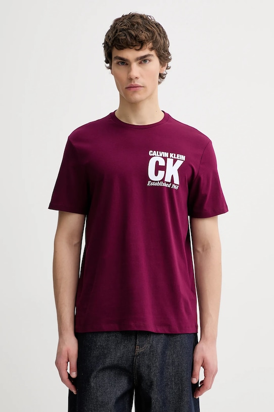 Хлопковая футболка Calvin Klein, бордовый, Красный, Хлопковая футболка Calvin Klein, бордовый
Хлопковая футболка Calvin Klein, бордовый, Красный, Хлопковая футболка Calvin Klein, бордовый