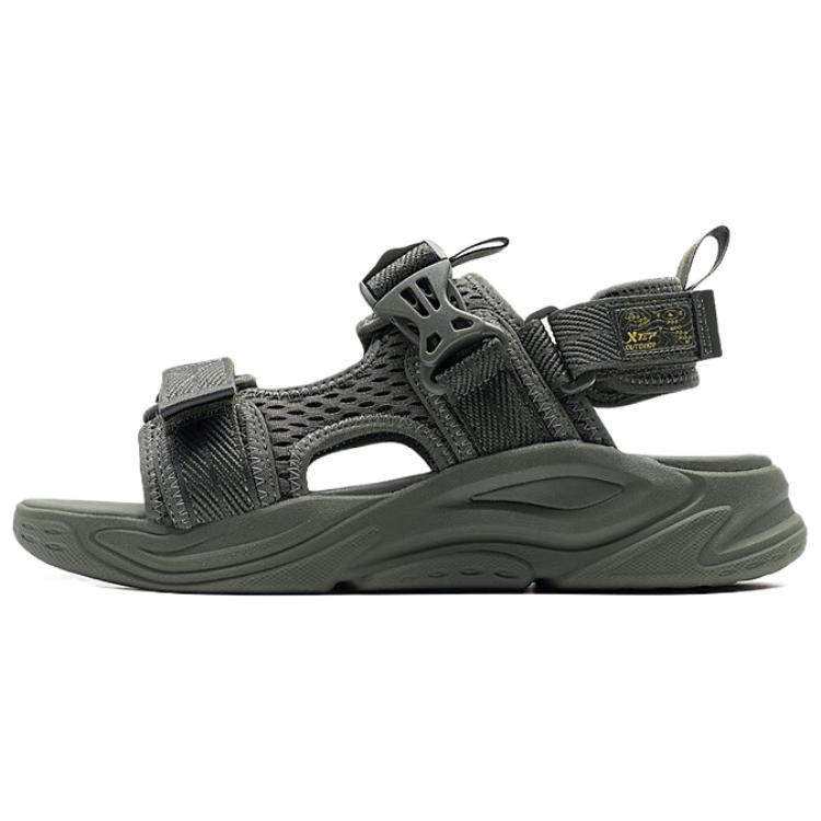 XTEP Пляжные сандалии Liekong, мужские, цвет еловый зеленый
XTEP Пляжные сандалии Liekong, мужские, цвет еловый зеленый