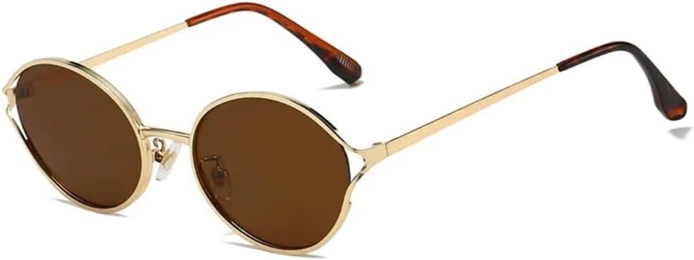 Солнцезащитные очки с защитой UV400 | Круглые металлические, прозрачные, в стиле панк | для женщин и мужчин, для занятий спортом на открытом воздухе и вождения LXLHWN, Golden Tea
Солнцезащитные очки с защитой UV400 | Круглые металлические, прозрачные, в стиле панк | для женщин и мужчин, для занятий спортом на открытом воздухе и вождения LXLHWN, Golden Tea