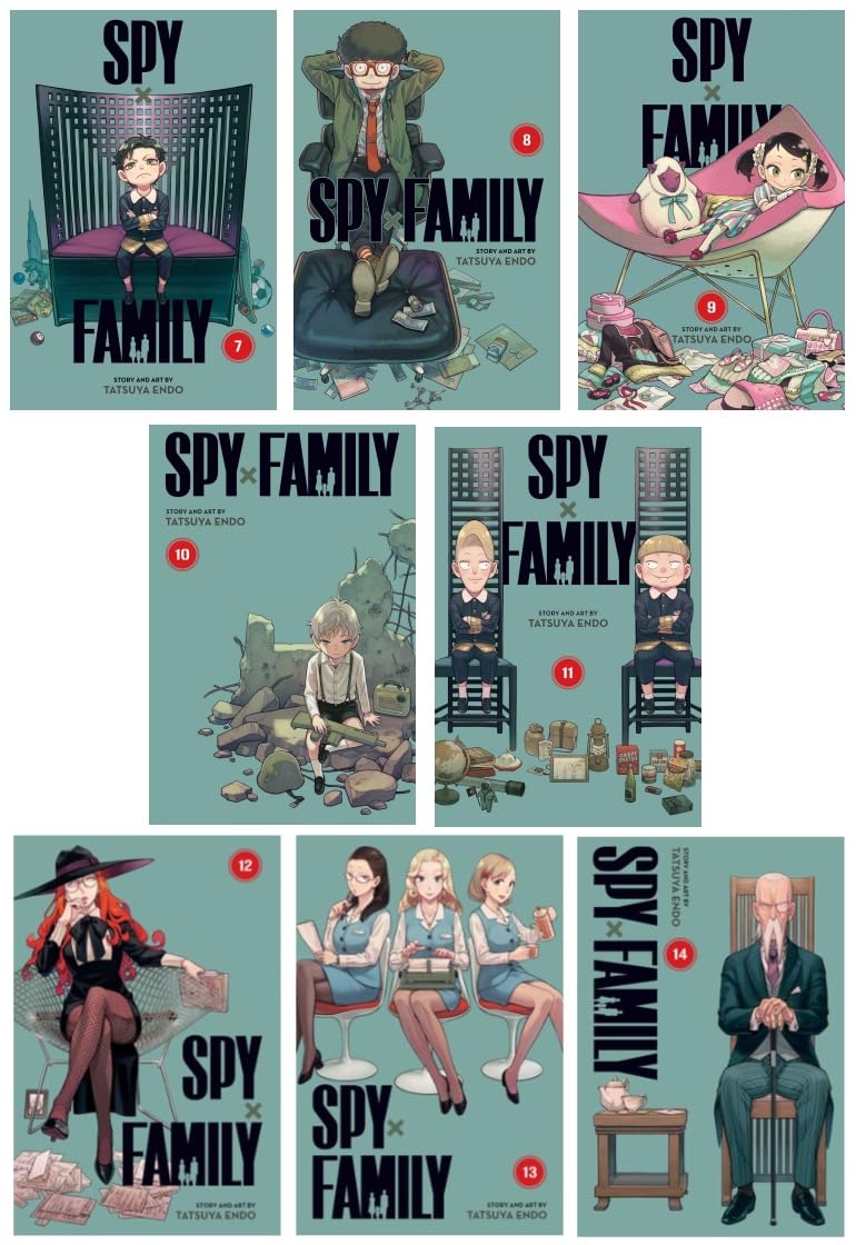 Spy x Family Comic Series 8-Book Collection Set (Vol. 7 to 14) - Spy Thriller, Family Comedy & Heartwarming Action Manga (generic)
Spy x Family Comic Series 8-Book Collection Set (Vol. 7 to 14) - Spy Thriller, Family Comedy & Heartwarming Action Manga (generic)