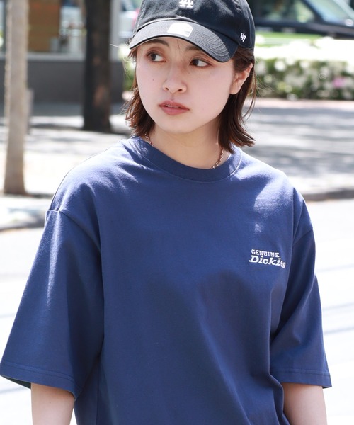 Футболка с вышитым логотипом, свободного кроя Dickies, темно-синий
Футболка с вышитым логотипом, свободного кроя Dickies, темно-синий