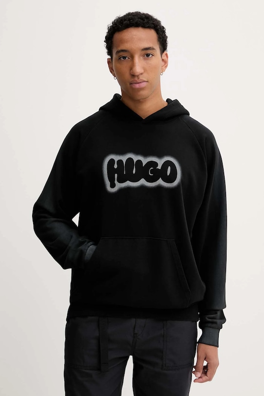 Хлопковая толстовка Hugo Blue, черный
Хлопковая толстовка Hugo Blue, черный