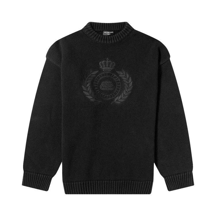 Свитер Balenciaga Wreath Logo Crew Knit, Black
Свитер Balenciaga Wreath Logo Crew Knit, Black