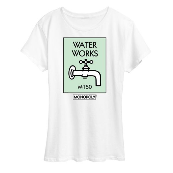 Женская футболка с графическим принтом «Монополия» от Hasbro, белый
Женская футболка с графическим принтом «Монополия» от Hasbro, белый