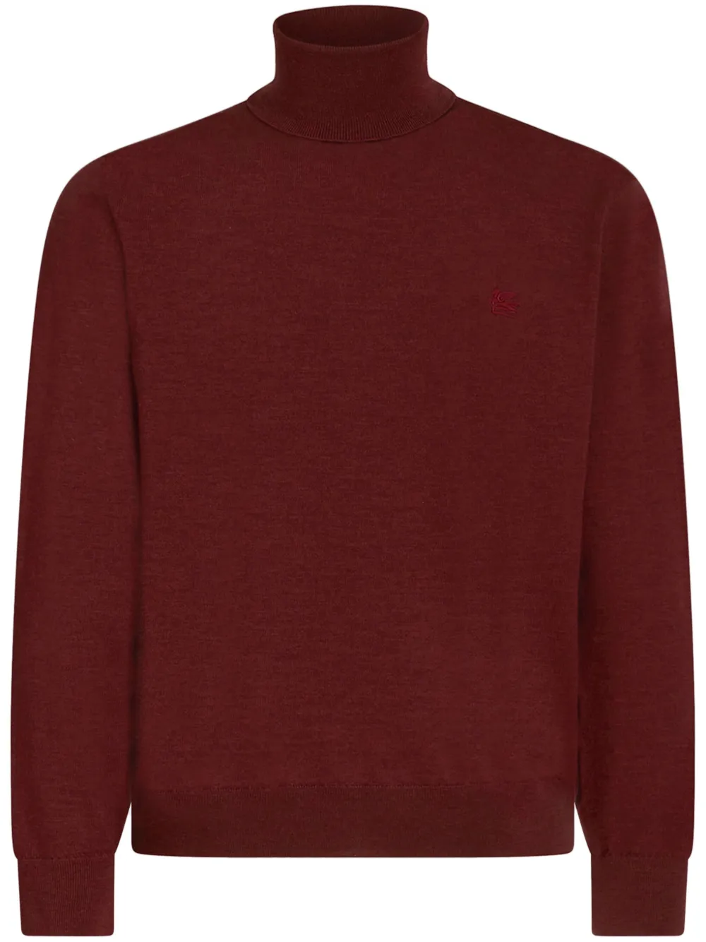 Джемпер с высоким воротником и вышитым логотипом ETRO, красный
Джемпер с высоким воротником и вышитым логотипом ETRO, красный