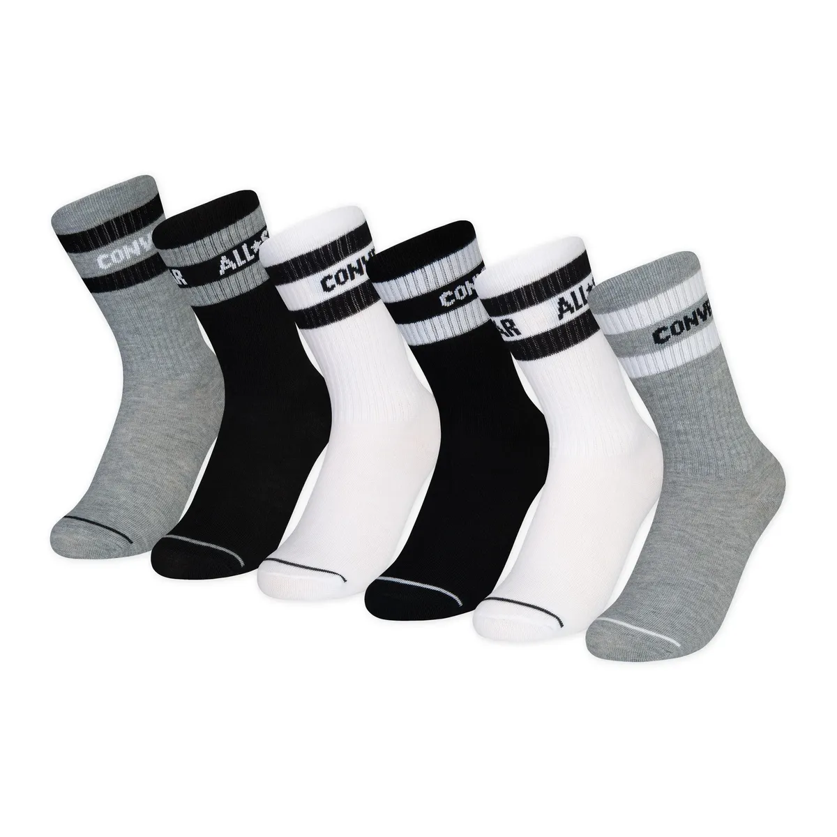 Спортивные носки Converse "WORDMARK CREW 6PK - детские" (6 пар), цвет Dk Grey Heat
Спортивные носки Converse "WORDMARK CREW 6PK - детские" (6 пар), цвет Dk Grey Heat
