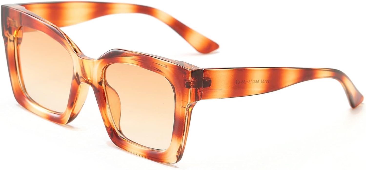 Большие квадратные солнцезащитные очки для женщин, модные, с защитой от УФ-излучения UV400, большие, с высокой степенью защиты от УФ-излучения, мужские солнцезащитные очки mincl
Большие квадратные солнцезащитные очки для женщин, модные, с защитой от УФ-излучения UV400, большие, с высокой степенью защиты от УФ-излучения, мужские солнцезащитные очки mincl