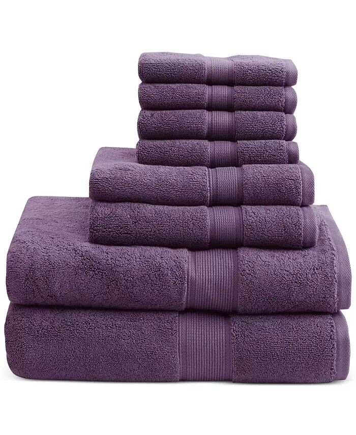 Твердый хлопок 800GSM, 8 шт. Набор банных полотенец Madison Park Signature, фиолетовый
Твердый хлопок 800GSM, 8 шт. Набор банных полотенец Madison Park Signature, фиолетовый