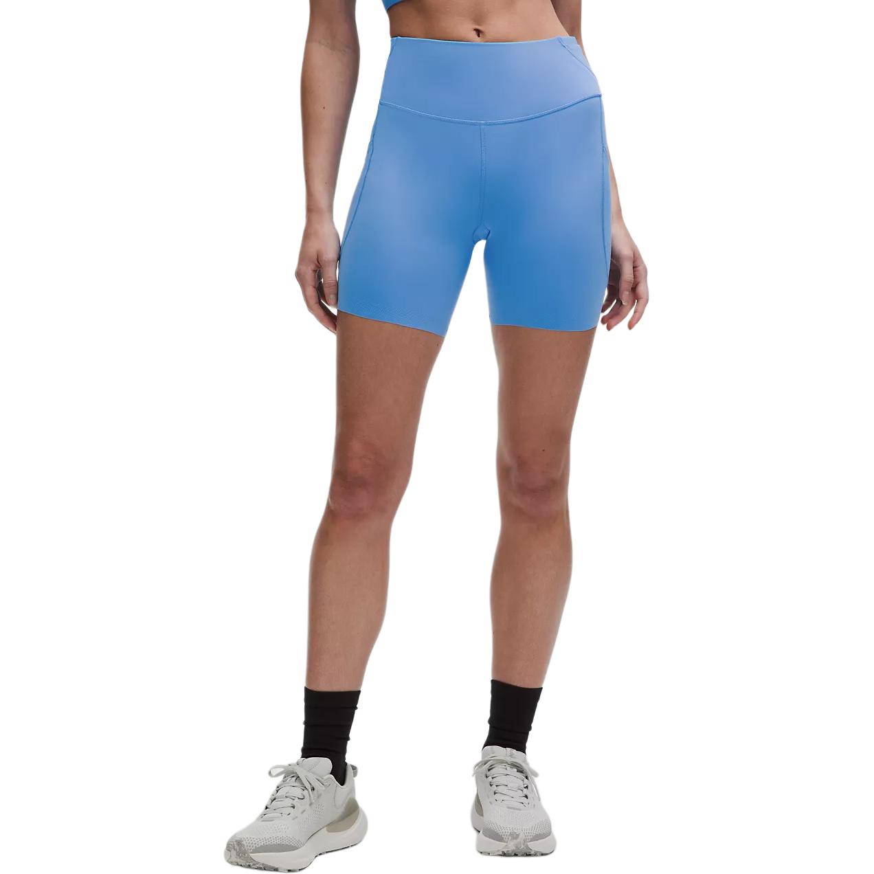 Повседневные шорты с высокой посадкой, 152 см, с карманами, женские Lululemon, pool party синий/pool party
Повседневные шорты с высокой посадкой, 152 см, с карманами, женские Lululemon, pool party синий/pool party