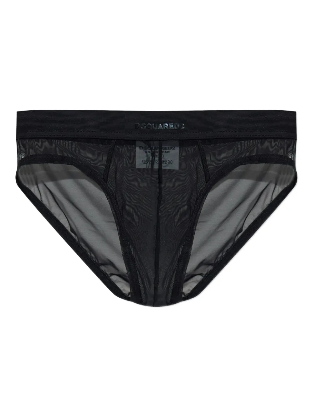 Трусы из сетчатого материала с нашивкой-логотипом Dsquared2, черный
Трусы из сетчатого материала с нашивкой-логотипом Dsquared2, черный
