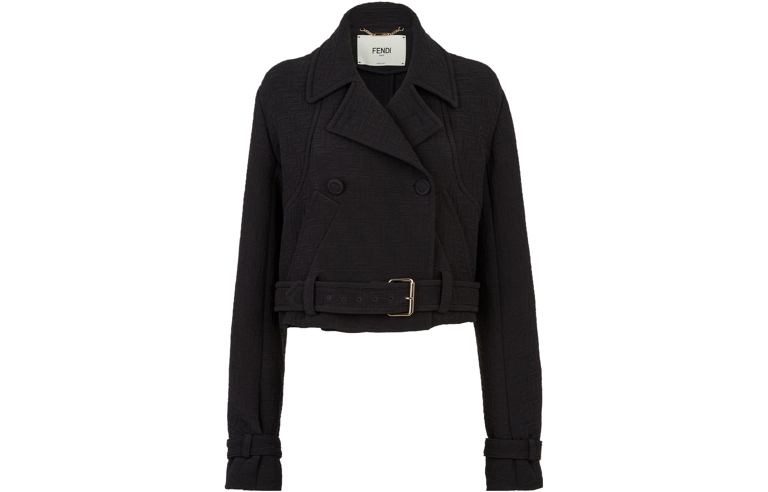 Куртка Jacquard Short Biker Style Jacket FENDI, черный
Куртка Jacquard Short Biker Style Jacket FENDI, черный