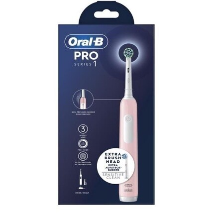 Oral-B Pro Series 1 Вращающаяся-вибрационная зубная щетка для взрослых, розовая Braun
Oral-B Pro Series 1 Вращающаяся-вибрационная зубная щетка для взрослых, розовая Braun