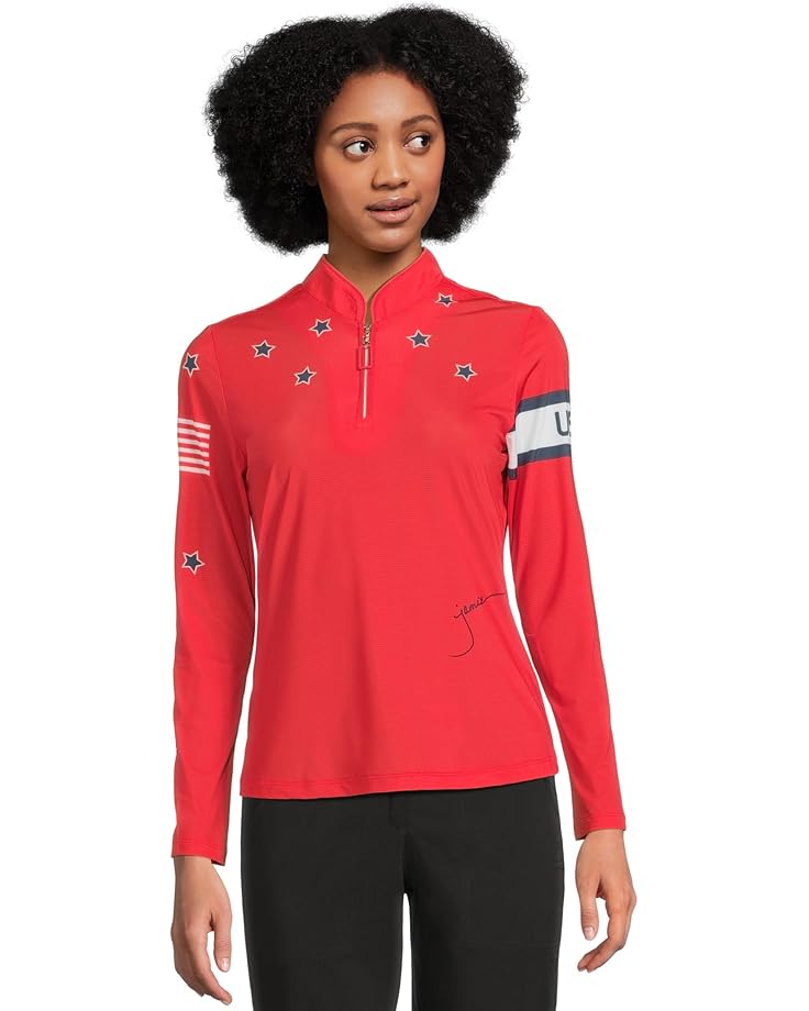 Топ Jamie Sadock Sunsense Luminous Print Long Sleeve 1/4 Zip Sun Protection Top, цвет Adrenaline Red
Топ Jamie Sadock Sunsense Luminous Print Long Sleeve 1/4 Zip Sun Protection Top, цвет Adrenaline Red