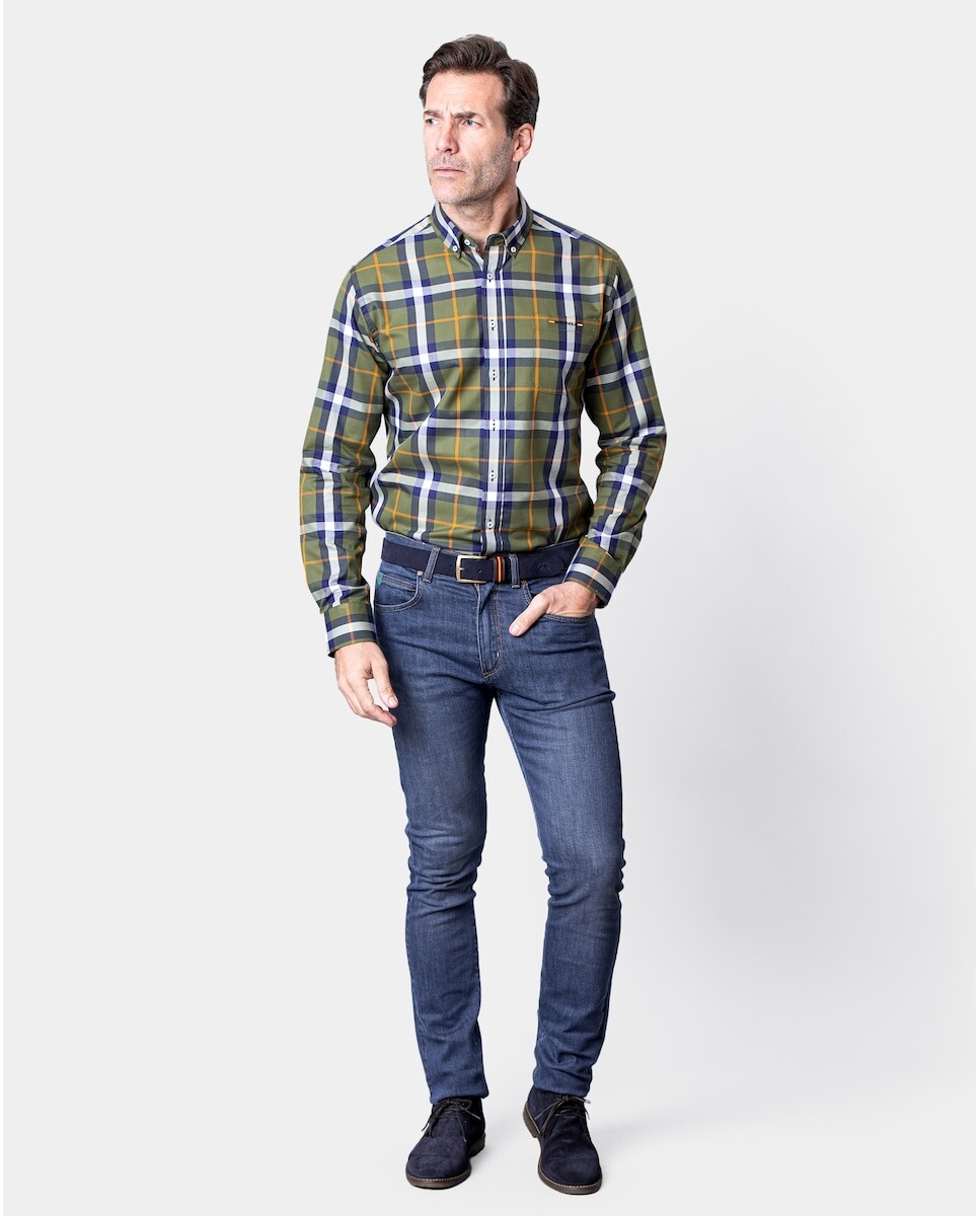 Мужские узкие джинсы с 5 карманами синего цвета Spagnolo, синий
Мужские узкие джинсы с 5 карманами синего цвета Spagnolo, синий