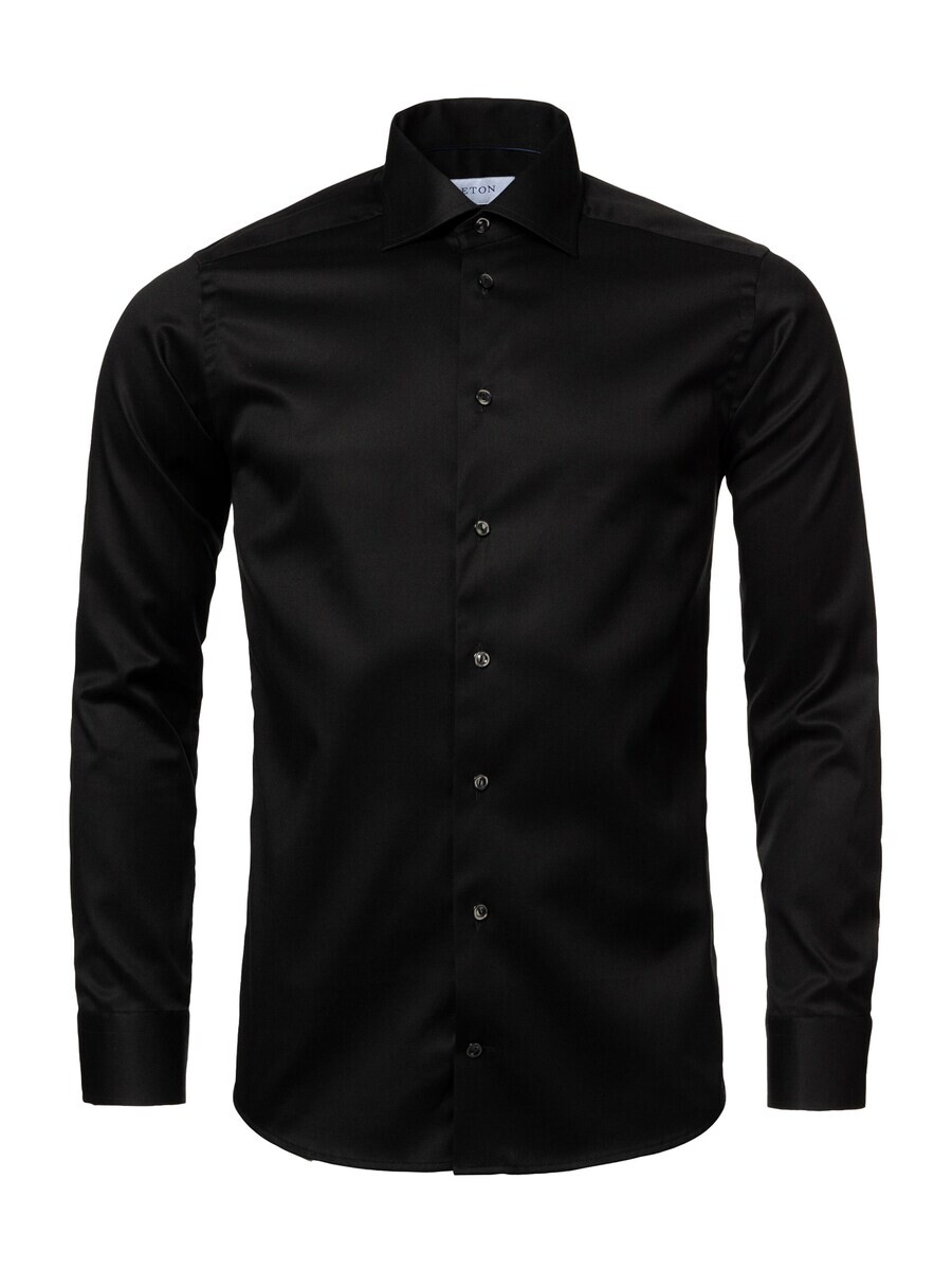 Повседневная рубашка ETON Slim fit Button Up Shirt, черный 
Повседневная рубашка ETON Slim fit Button Up Shirt, черный