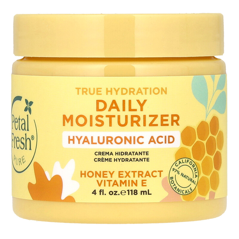 Petal Fresh, Pure, True Hydration, ежедневное увлажняющее средство, с экстрактом меда, витамином E, 118 мл (4 жидк. унции)
Petal Fresh, Pure, True Hydration, ежедневное увлажняющее средство, с экстрактом меда, витамином E, 118 мл (4 жидк. унции)