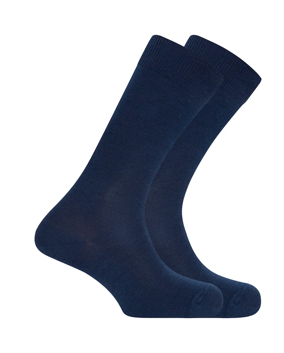 Набор из 2 пар мужских бамбуковых носков с анти-давящей манжетой темно-синего цвета Punto Blanco
Набор из 2 пар мужских бамбуковых носков с анти-давящей манжетой темно-синего цвета Punto Blanco