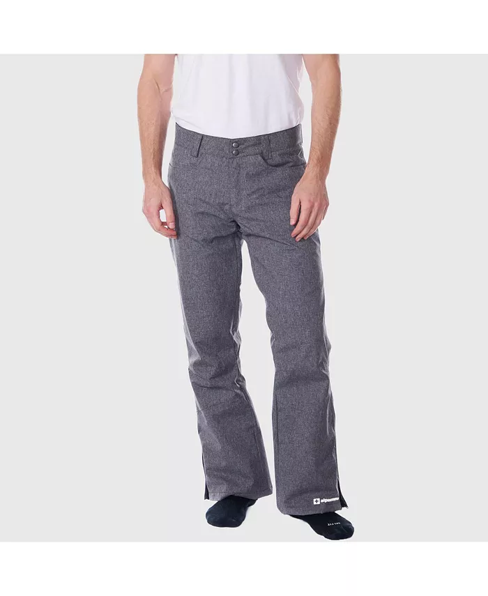 Мужские утепленные непромокаемые лыжные брюки для сноуборда и зимы Alpine Swiss, серый
Мужские утепленные непромокаемые лыжные брюки для сноуборда и зимы Alpine Swiss, серый