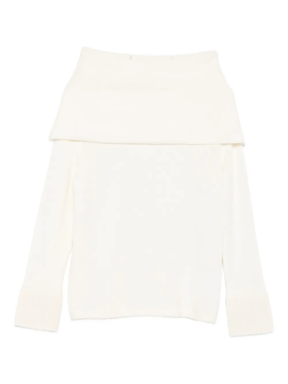 Свитер с открытыми плечами Gran Sasso, белый
Свитер с открытыми плечами Gran Sasso, белый