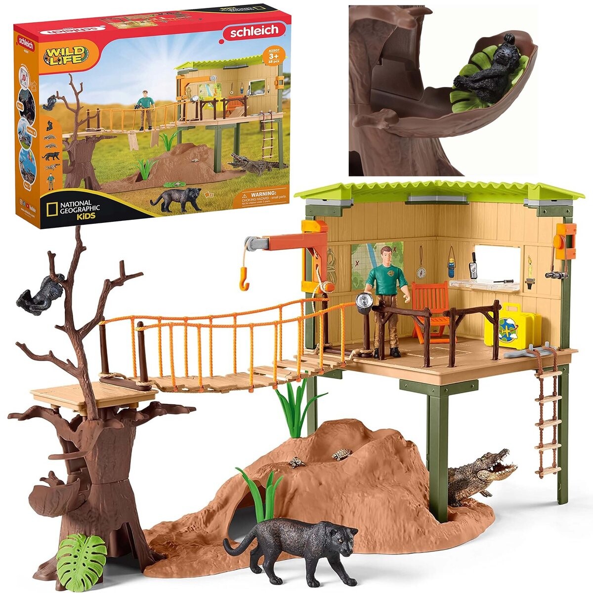 SLH42507 Schleich Wild Life - Станция искателя приключений, фигурки для детей 3+
SLH42507 Schleich Wild Life - Станция искателя приключений, фигурки для детей 3+