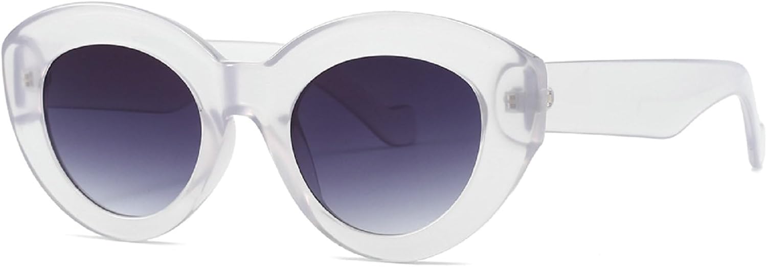 Популярные модные женские солнцезащитные очки «кошачий глаз» большого размера, ретро-очки в толстой оправе с защитой от УФ-излучения UV400, мужские овальные солнцезащитные очки mincl, Clear Gray
Популярные модные женские солнцезащитные очки «кошачий глаз» большого размера, ретро-очки в толстой оправе с защитой от УФ-излучения UV400, мужские овальные солнцезащитные очки mincl, Clear Gray