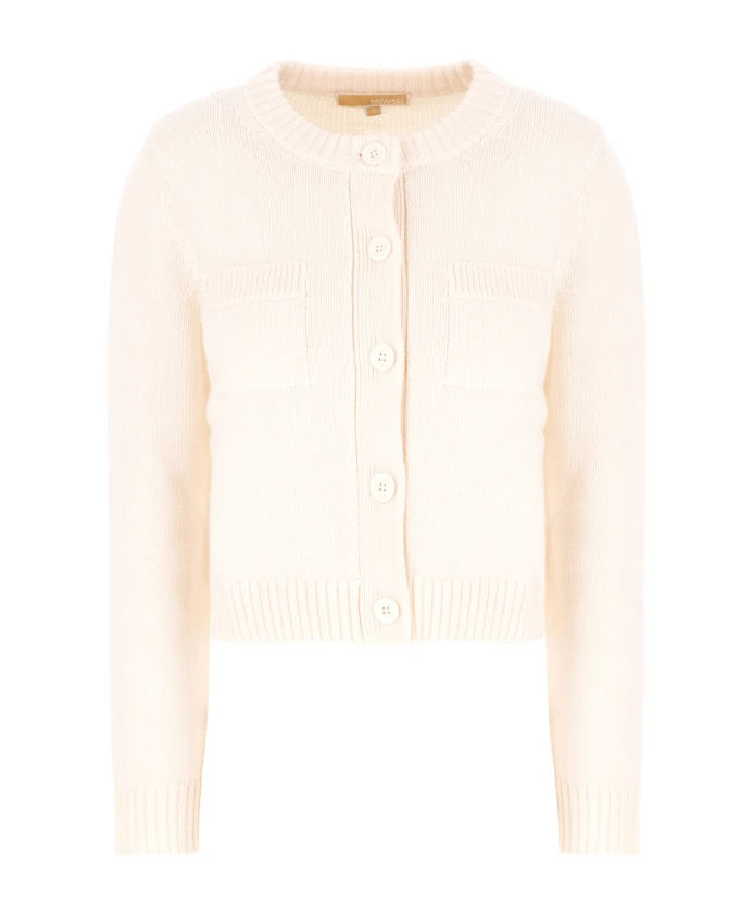 Шерстяной кардиган Michael Kors, бежевый
Шерстяной кардиган Michael Kors, бежевый