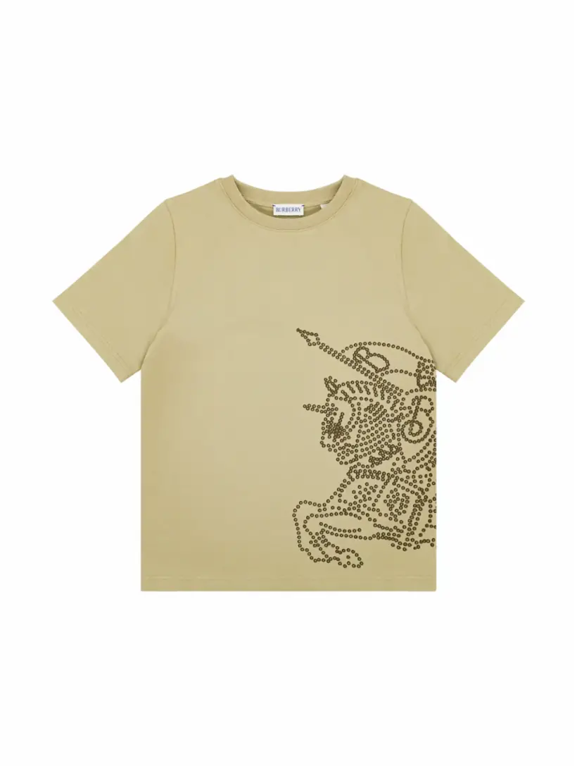 Хлопковая футболка EKD Burberry, зелёный 
Хлопковая футболка EKD Burberry, зелёный