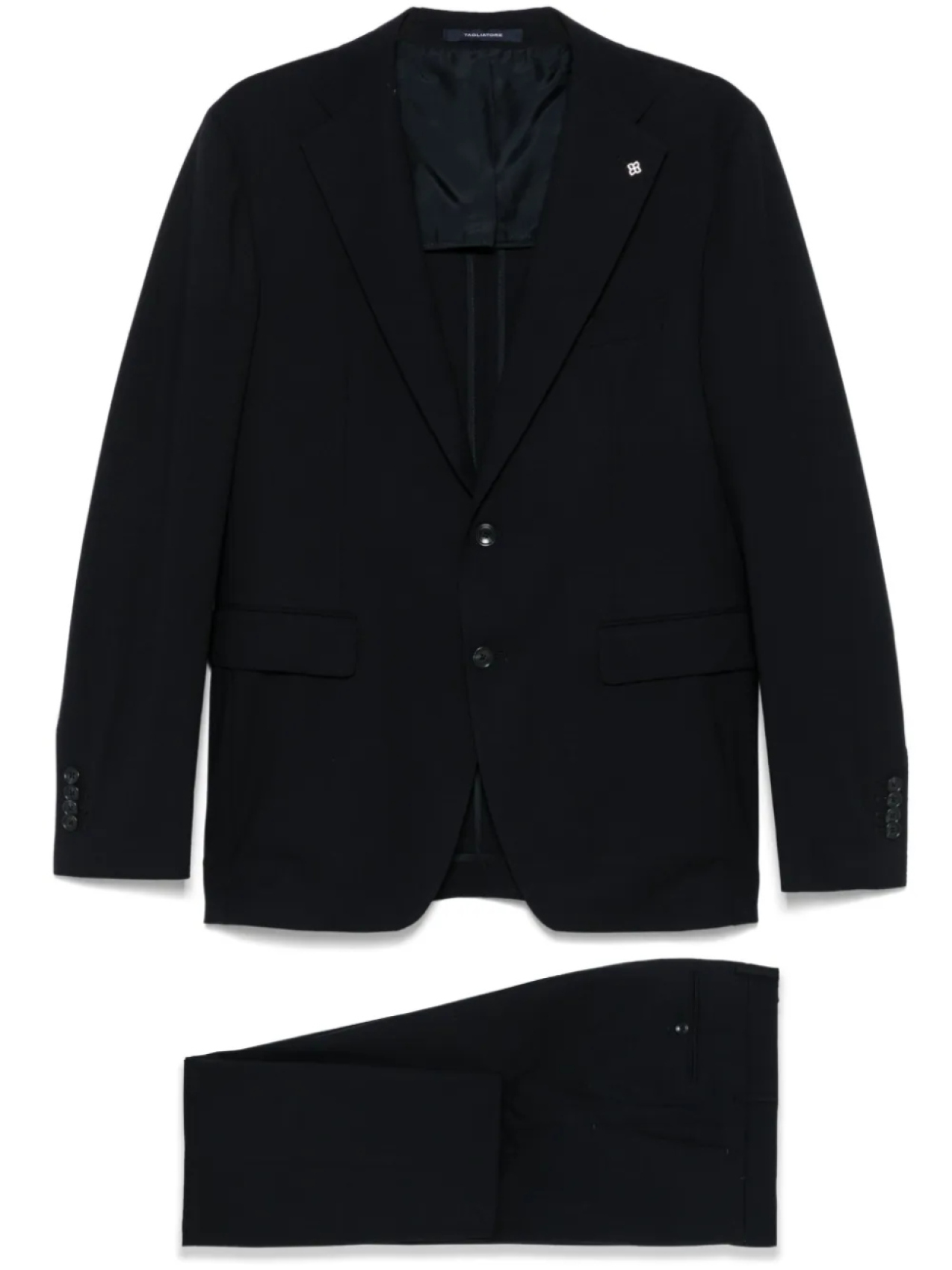 Однобортный костюм Tagliatore, синий 
Однобортный костюм Tagliatore, синий