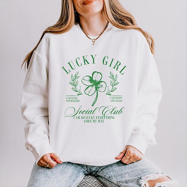 Lucky girl social club clover - женский легкий свитшот garment dyed Simply Sage Market, White, Белый, Lucky girl social club clover - женский легкий свитшот garment dyed Simply Sage Market, White
Lucky girl social club clover - женский легкий свитшот garment dyed Simply Sage Market, White, Белый, Lucky girl social club clover - женский легкий свитшот garment dyed Simply Sage Market, White
