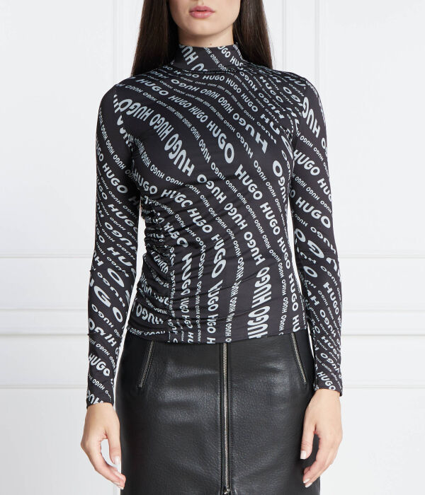 Водолазка женская Hugo с фирменным принтом, черный
Водолазка женская Hugo с фирменным принтом, черный