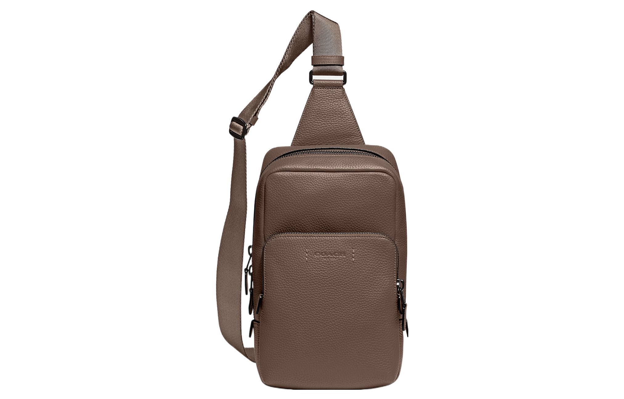 Кожаная сумка-слинг из телячьей кожи Gotham, поясная сумка, наплечная сумка, кроссбоди Coach для мужчин, коричневый
Кожаная сумка-слинг из телячьей кожи Gotham, поясная сумка, наплечная сумка, кроссбоди Coach для мужчин, коричневый