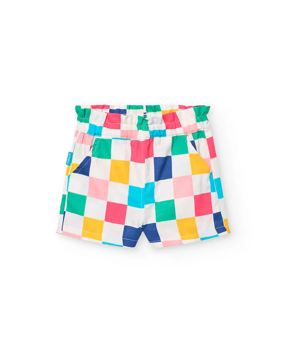 Шорты-бермуды из хлопка для девочки с клетчатым принтом Boboli, мультиколор
Шорты-бермуды из хлопка для девочки с клетчатым принтом Boboli, мультиколор