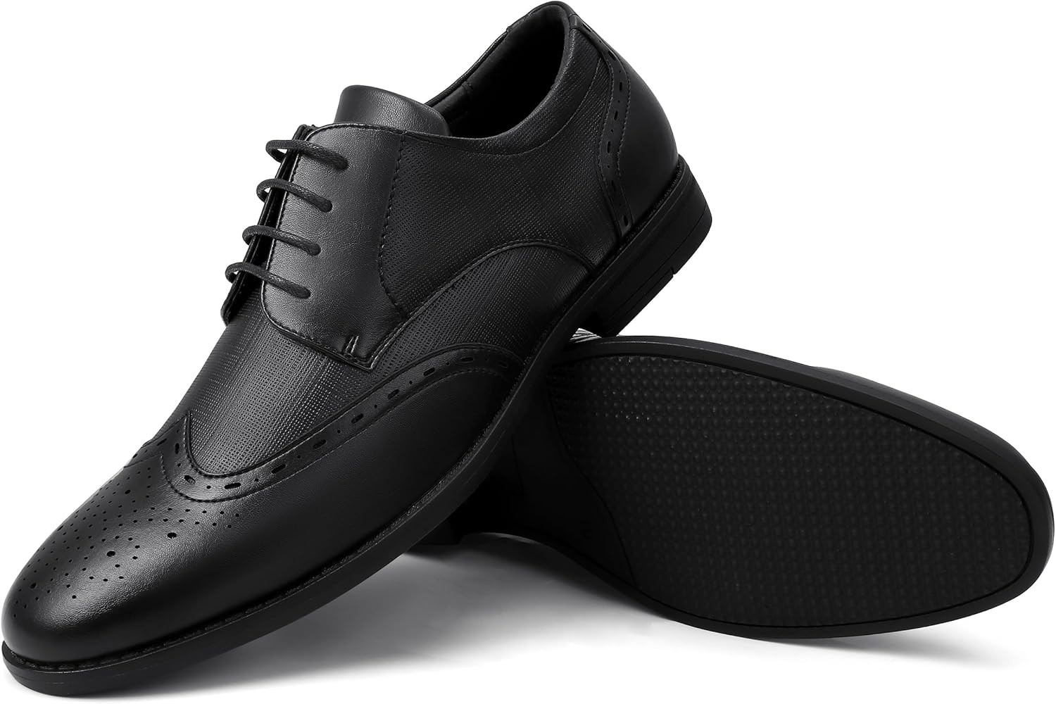 Мужские классические туфли, мужские оксфорды, стильные кожаные туфли на шнуровке с декоративными перфорациями, деловые повседневные формальные дерби Eliteland, черный
Мужские классические туфли, мужские оксфорды, стильные кожаные туфли на шнуровке с декоративными перфорациями, деловые повседневные формальные дерби Eliteland, черный