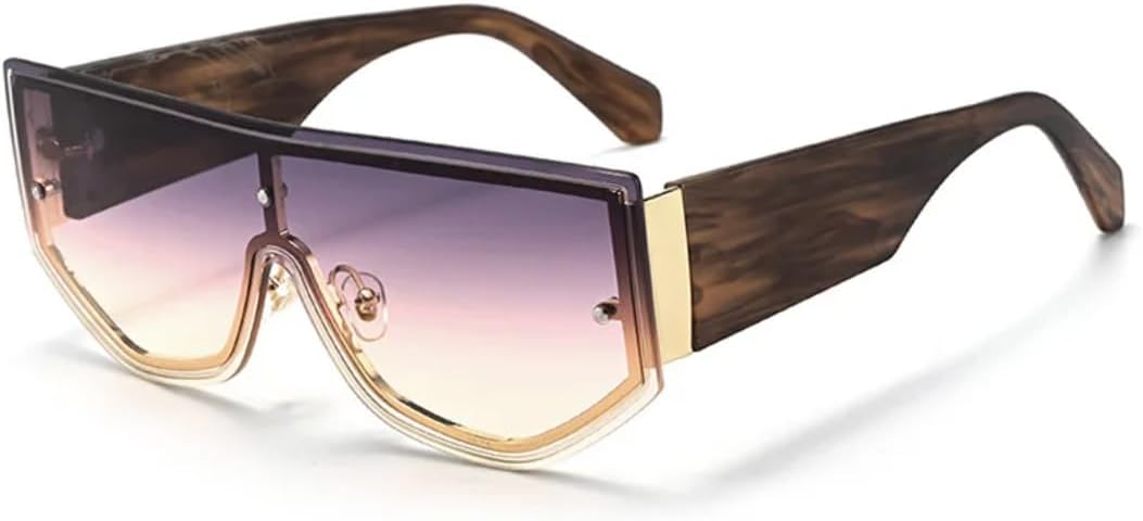 Уникальные цельные солнцезащитные очки для женщин, большие модные солнцезащитные очки для мужчин, очки в стиле панк с защитой от УФ-излучения UV400 TYUVIVO, Purplepink.
Уникальные цельные солнцезащитные очки для женщин, большие модные солнцезащитные очки для мужчин, очки в стиле панк с защитой от УФ-излучения UV400 TYUVIVO, Purplepink.