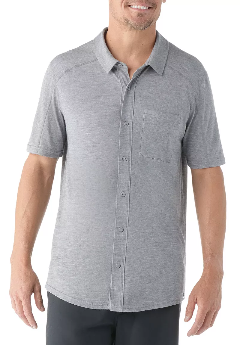 Мужская рубашка Smartwool на пуговицах из нержавеющей стали, цвет Light Grey Heather
Мужская рубашка Smartwool на пуговицах из нержавеющей стали, цвет Light Grey Heather