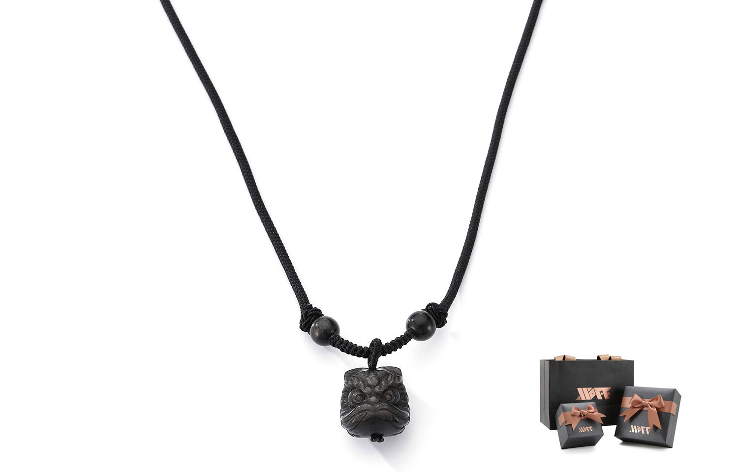 Плетеное колье из веревки унисекс XXOFF, черный
Плетеное колье из веревки унисекс XXOFF, черный