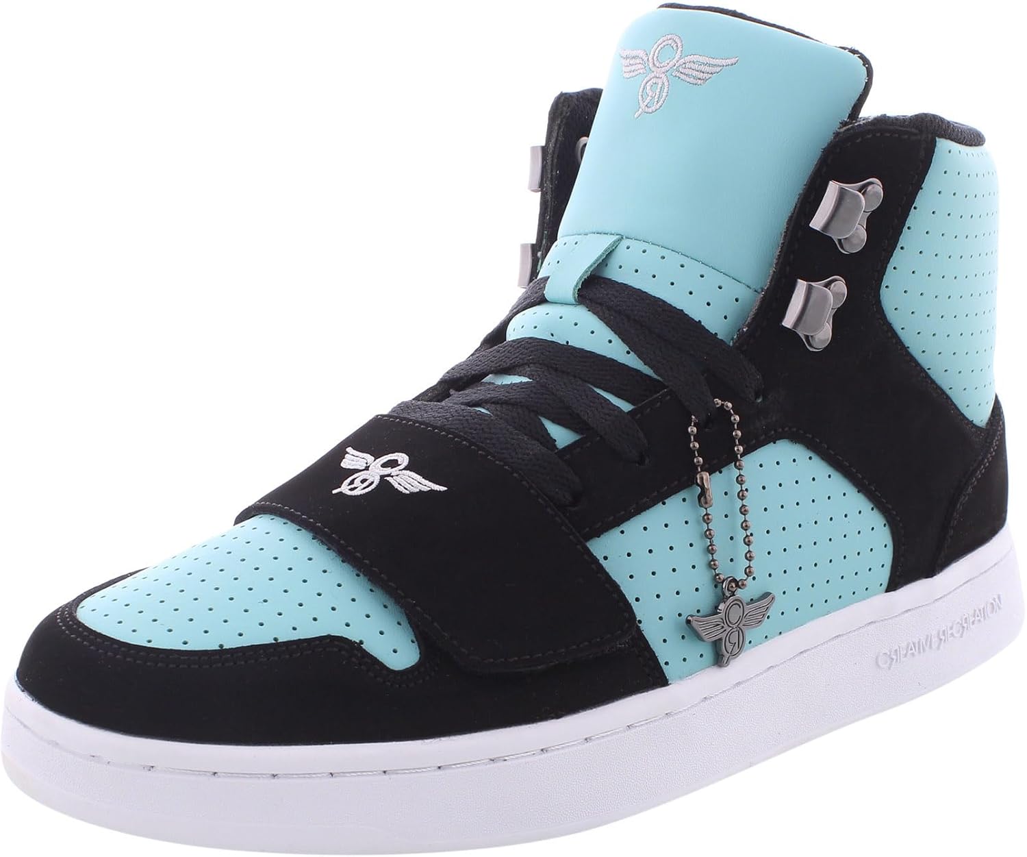 Мужские кроссовки Creative Recreation Cesario Hi, черный/бирюзовый
Мужские кроссовки Creative Recreation Cesario Hi, черный/бирюзовый