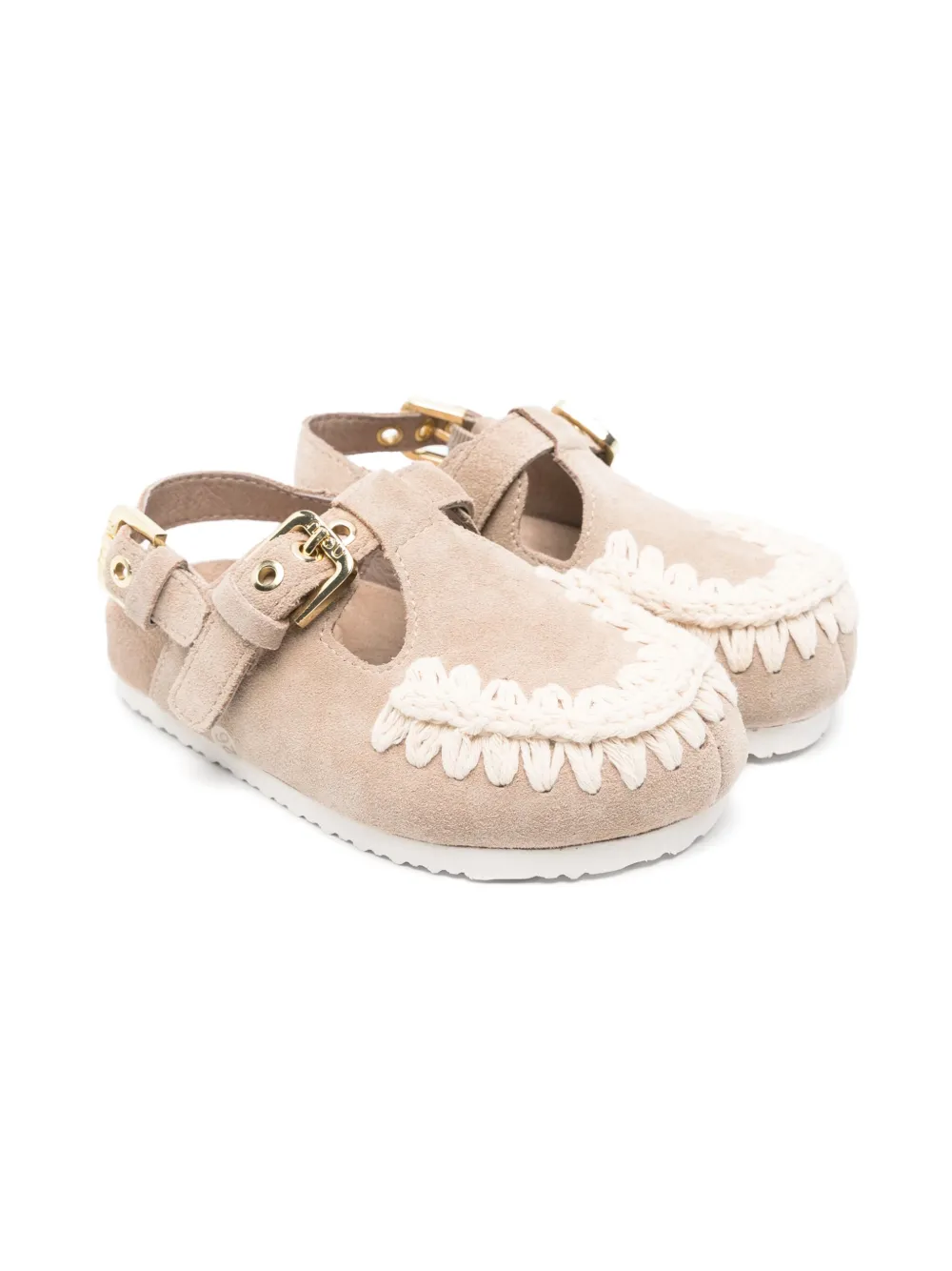 Замшевые сандалии Mou Kids, нейтральный
Замшевые сандалии Mou Kids, нейтральный